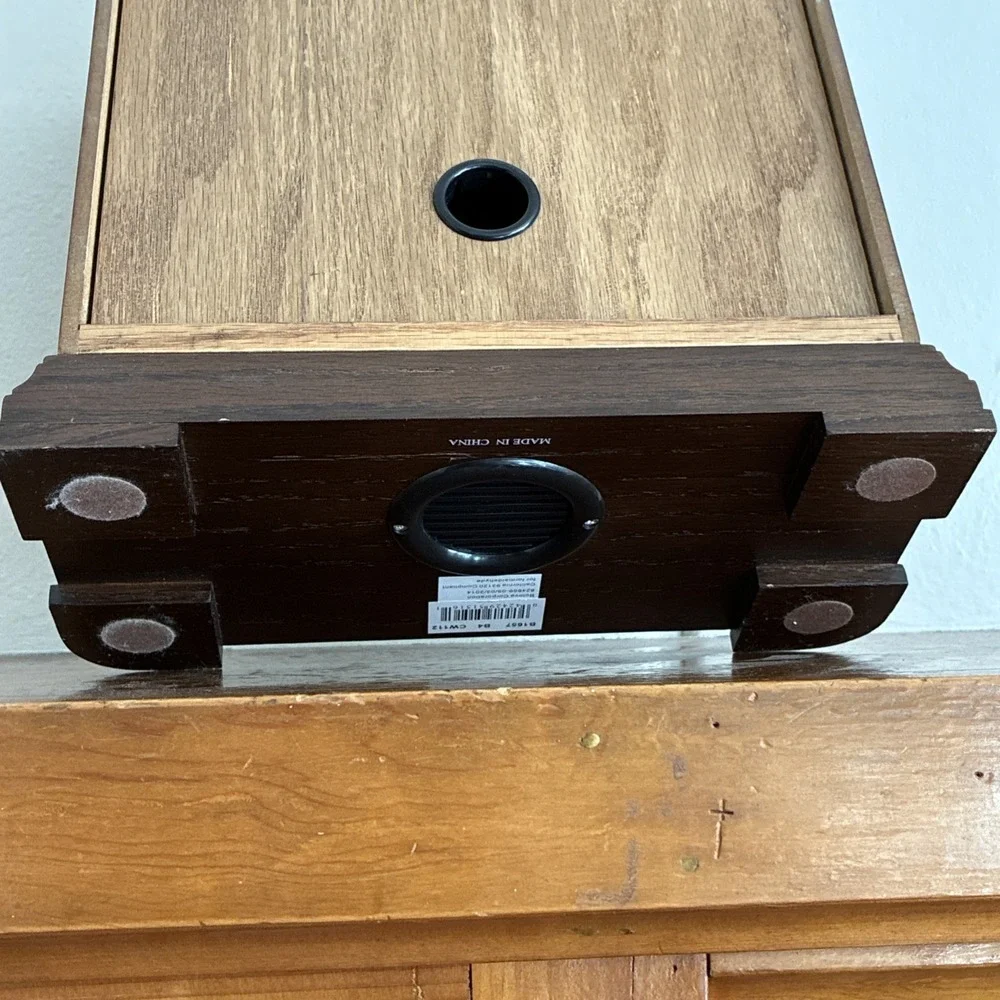 BULOVA MANTEL CLOCK -THE WOODBURY- WITH HARMONIC CHIMES B1657 - Working!!!